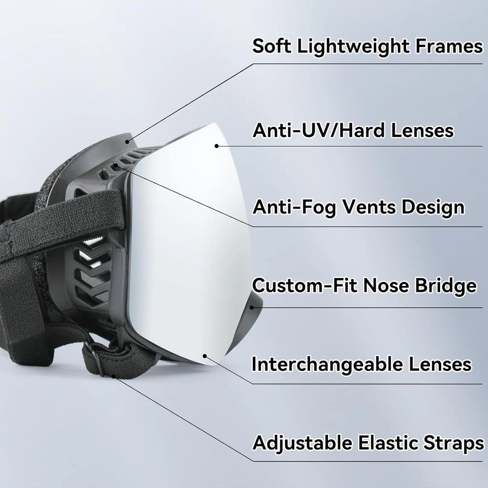 PawPeak's Interchangeable Dog Goggles