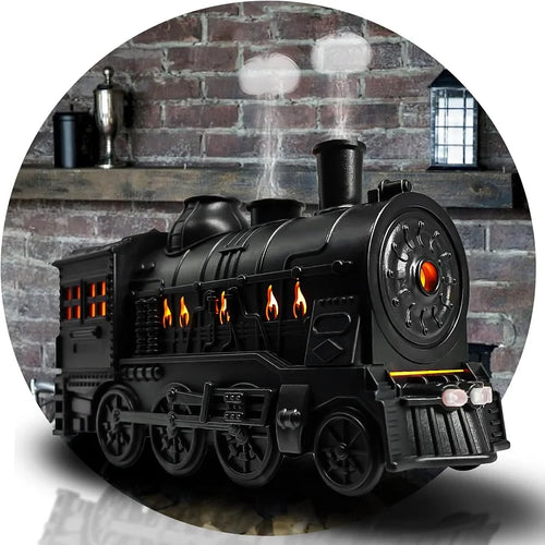 Essential Oil Diffuser 300ml Train Diffuser with Remote Control 2 Lighting & 2 Mist Modes Aromatherapy Diffuser Air Humidier